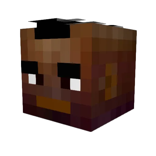 borry228 Minecraft avatar head, 3D render
