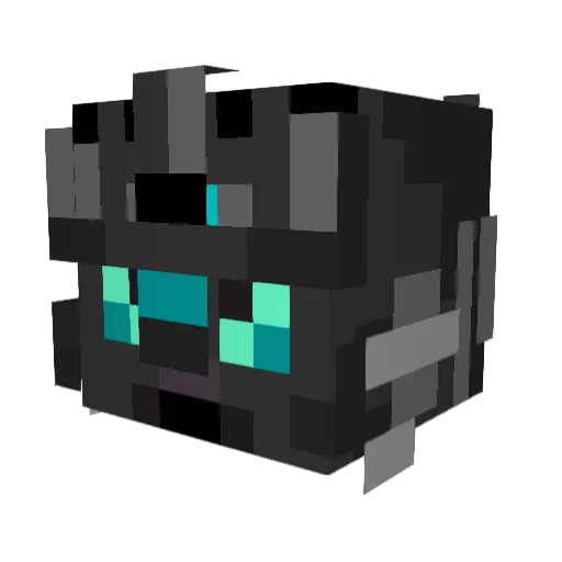 borya Minecraft avatar head, 3D render