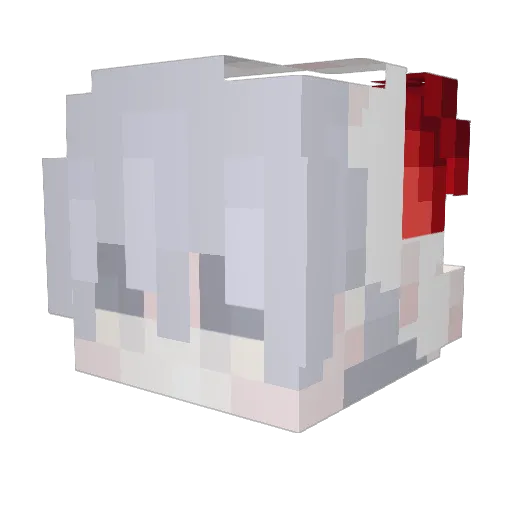 bosb Minecraft avatar head, 3D render