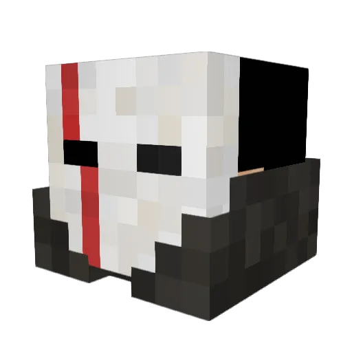 bosbesx4 Minecraft avatar head, 3D render
