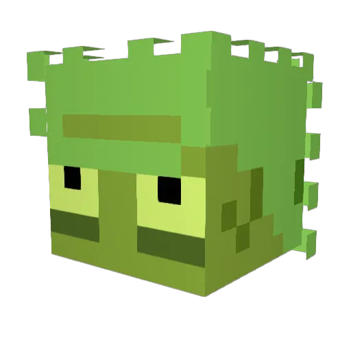 bosiev Minecraft avatar head, 3D render