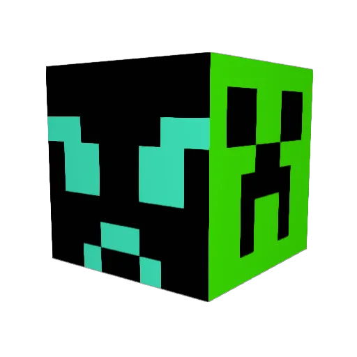 bosohead Minecraft avatar head, 3D render