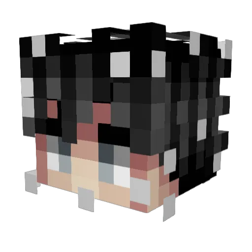 boss1093 Minecraft avatar head, 3D render
