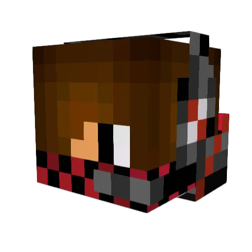 boss112403 Minecraft avatar head, 3D render