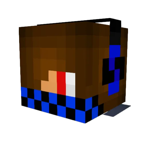 boss7380 Minecraft avatar head, 3D render