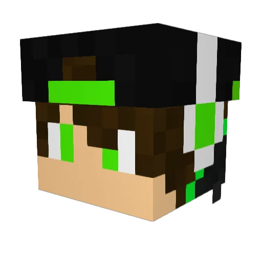 bossbmx132 Minecraft avatar head, 3D render