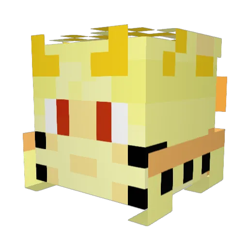 bosscraft95 Minecraft avatar head, 3D render
