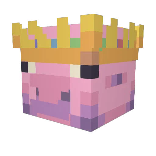 bossdaddyhailey Minecraft avatar head, 3D render