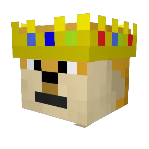 bossdogcopper Minecraft avatar head, 3D render