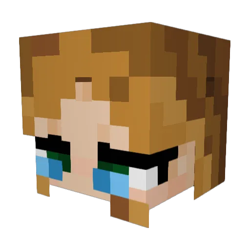 bossfriend333 Minecraft avatar head, 3D render
