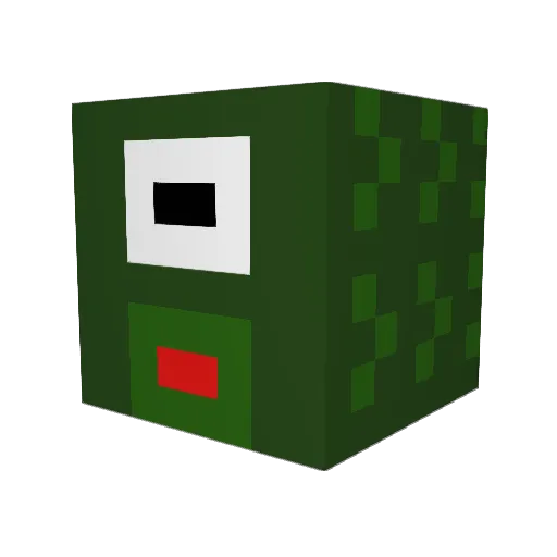 bossh0g Minecraft avatar head, 3D render