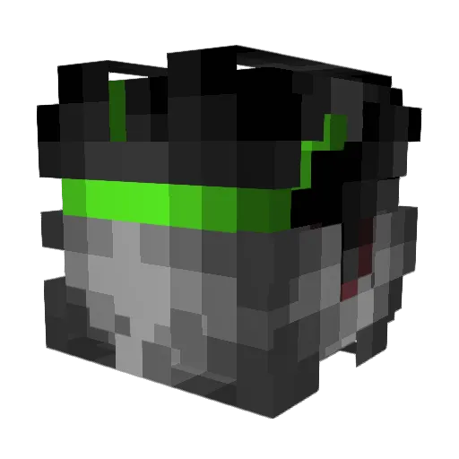 bossman2880 Minecraft avatar head, 3D render