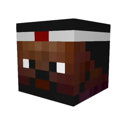 bossman773 Minecraft avatar head, 3D render