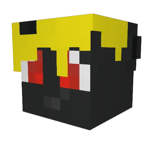 bossmanbb Minecraft avatar head, 3D render