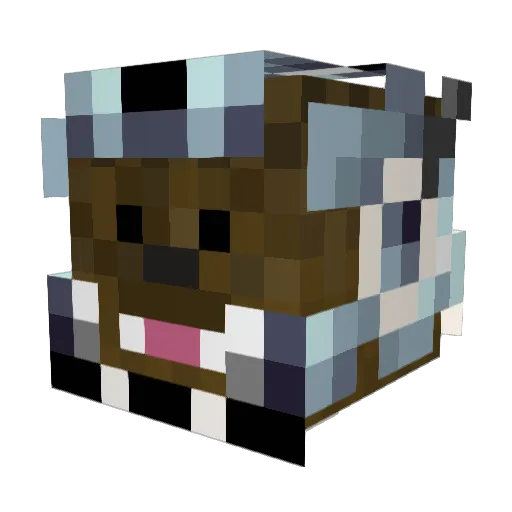 boston303 Minecraft avatar head, 3D render