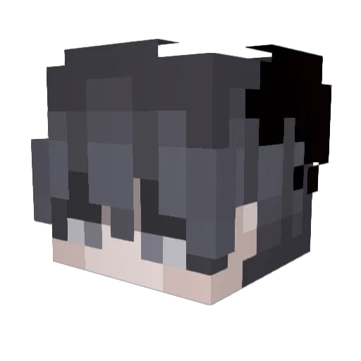bostonkielbowicz Minecraft avatar head, 3D render