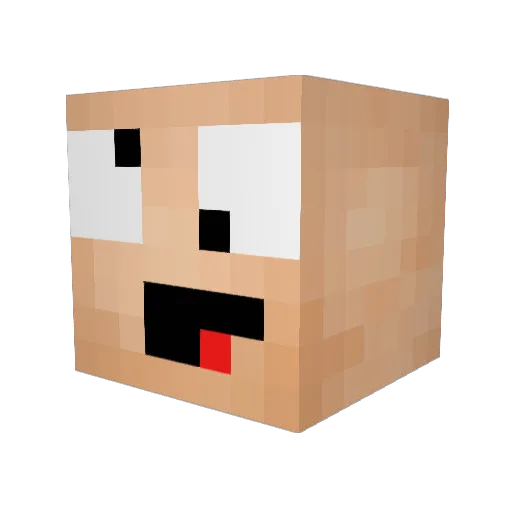 boszar1122 Minecraft avatar head, 3D render