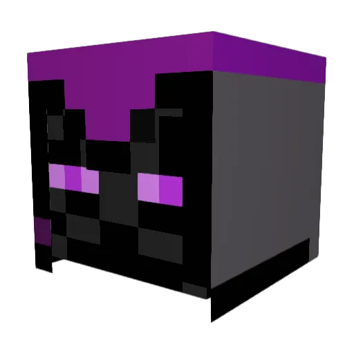botHAZR Minecraft avatar head, 3D render