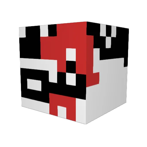 botatana Minecraft avatar head, 3D render