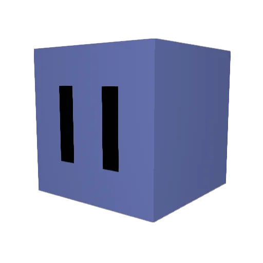 botcase Minecraft avatar head, 3D render