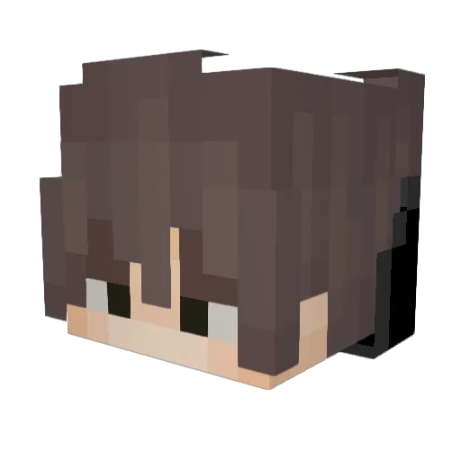 botcob Minecraft avatar head, 3D render