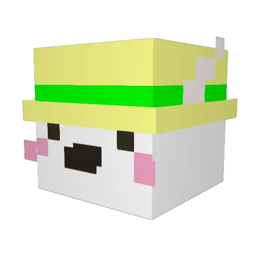 botheryou Minecraft avatar head, 3D render