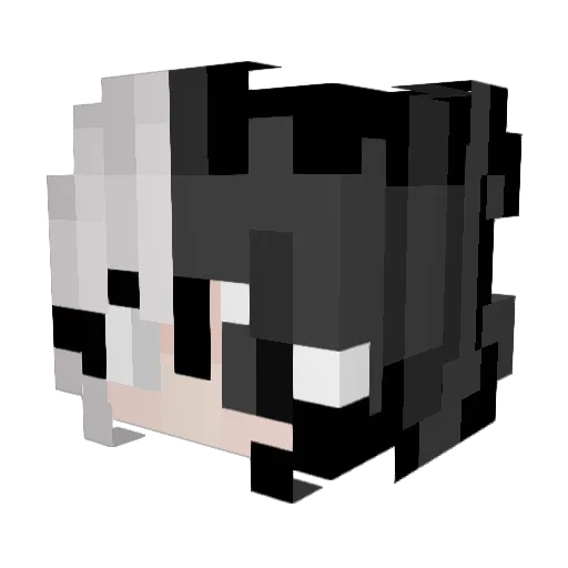 boti201203 Minecraft avatar head, 3D render