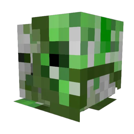 bou_mc Minecraft avatar head, 3D render
