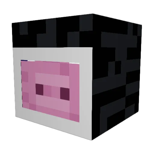 boubounedu3844 Minecraft avatar head, 3D render