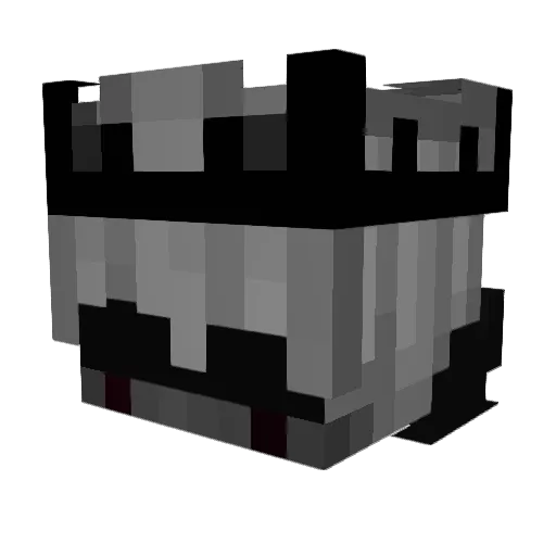 boudlle Minecraft avatar head, 3D render