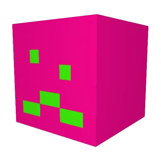 bouenos Minecraft avatar head, 3D render