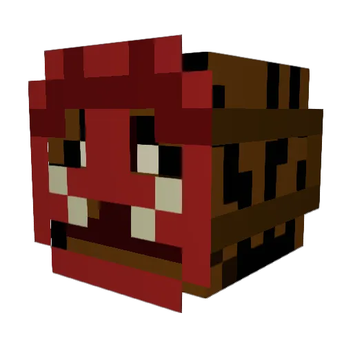boulderboyy Minecraft avatar head, 3D render