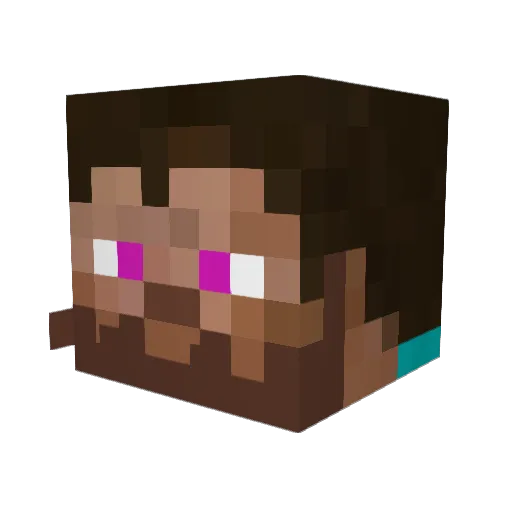 bouldy1213 Minecraft avatar head, 3D render