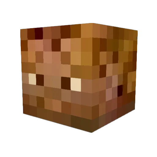 bounce0606 Minecraft avatar head, 3D render