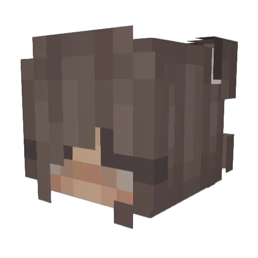 bouncinbootybeth Minecraft avatar head, 3D render