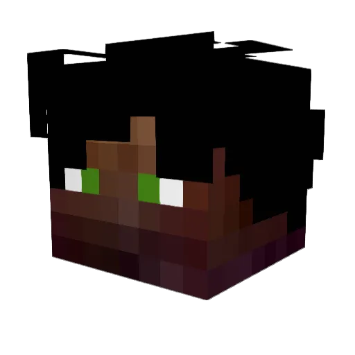 bouncypancake69 Minecraft avatar head, 3D render