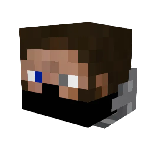 boundingdog15 Minecraft avatar head, 3D render