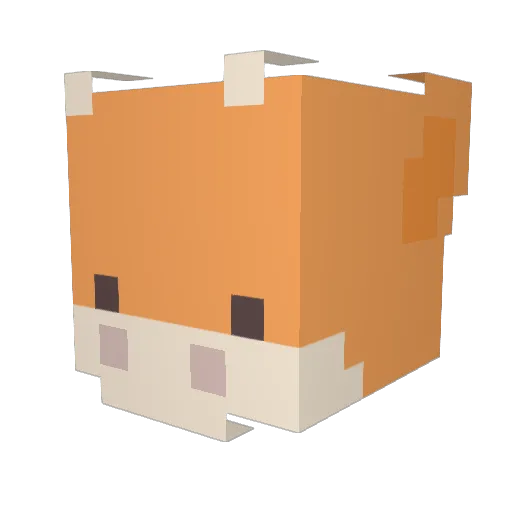 bow5582 Minecraft avatar head, 3D render
