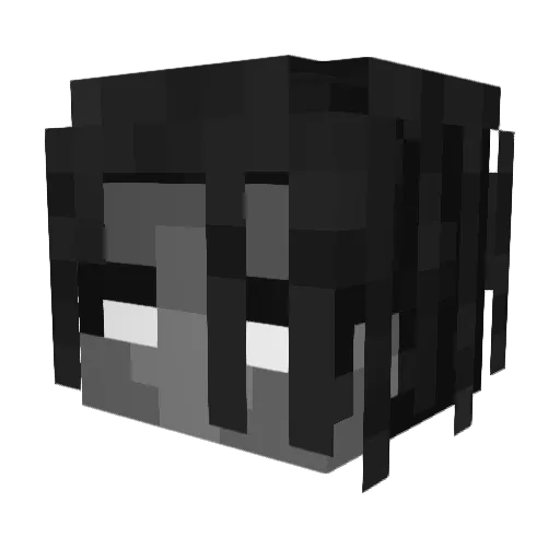 bow_and_arrow Minecraft avatar head, 3D render