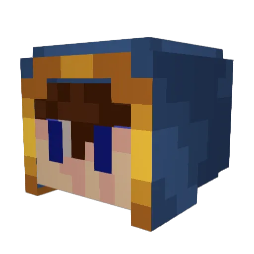 bowbuddy621 Minecraft avatar head, 3D render