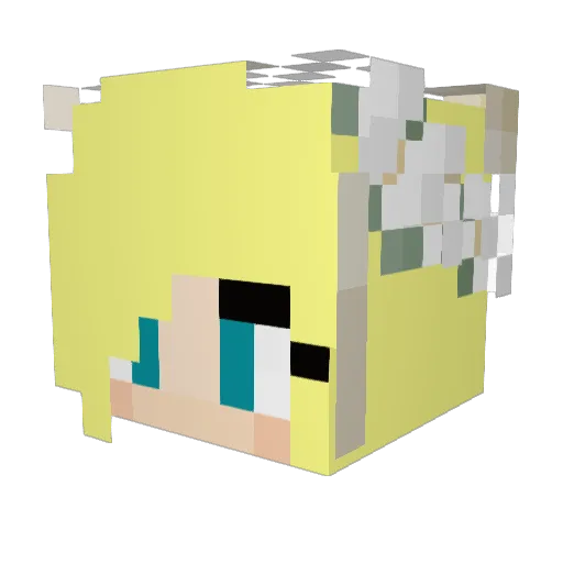 bower21 Minecraft avatar head, 3D render
