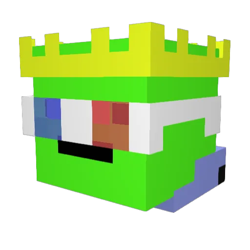 bowflayhehexd123 Minecraft avatar head, 3D render