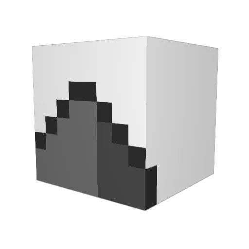 bowpowder Minecraft avatar head, 3D render