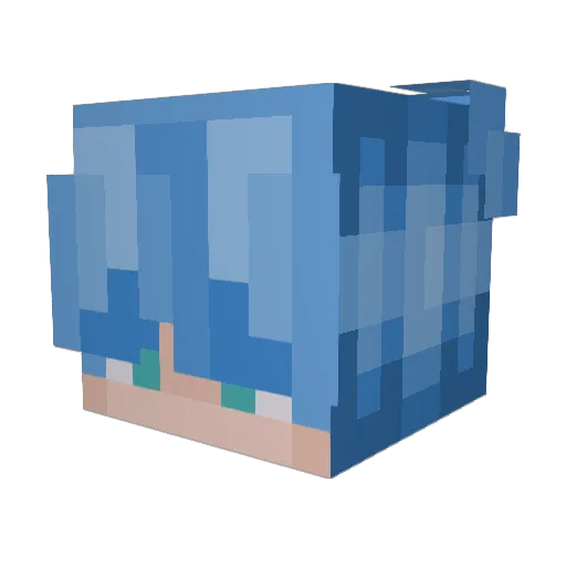 bowser6987 Minecraft avatar head, 3D render