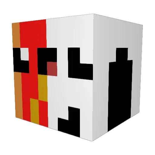 bowsloth Minecraft avatar head, 3D render