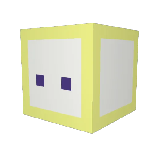 box0437 Minecraft avatar head, 3D render