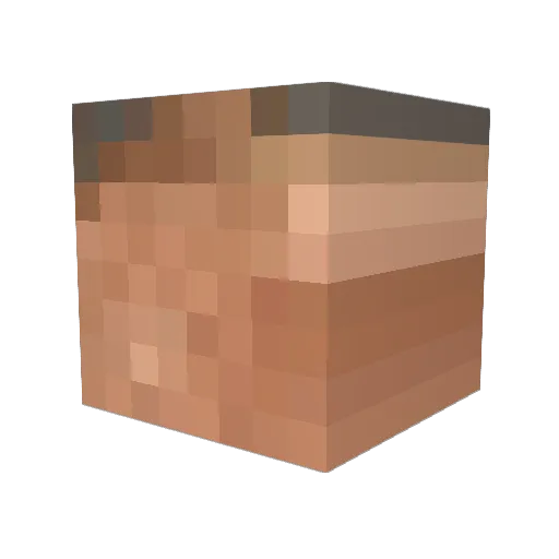 boxcart Minecraft avatar head, 3D render