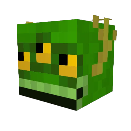 boxcutterr Minecraft avatar head, 3D render