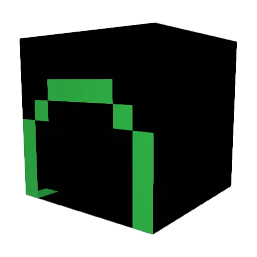 boxhead001 Minecraft avatar head, 3D render