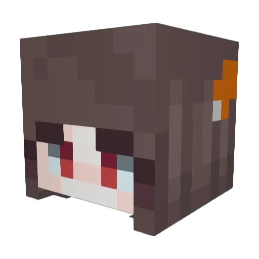 boxi0723 Minecraft avatar head, 3D render